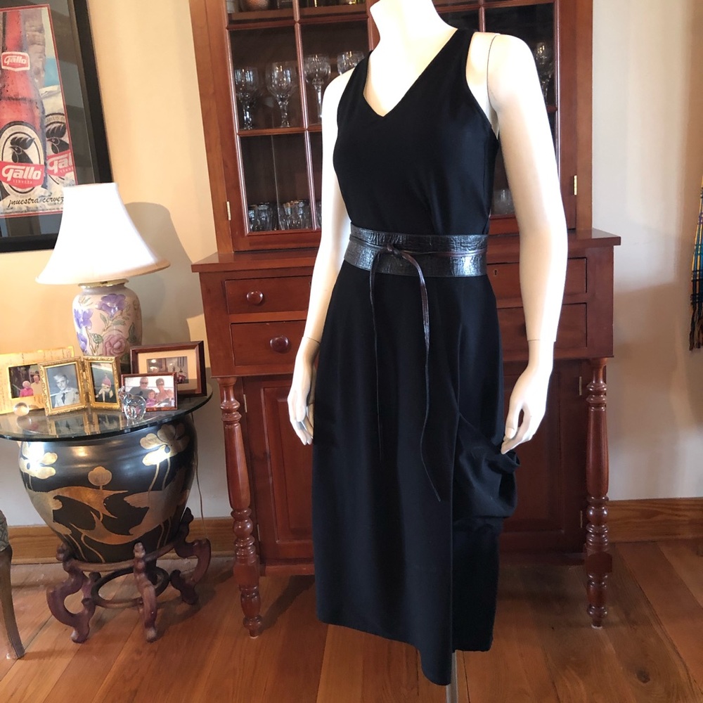 Two matched pieces of Eileen Fisher “crepe” cami and lantern skirt, xs